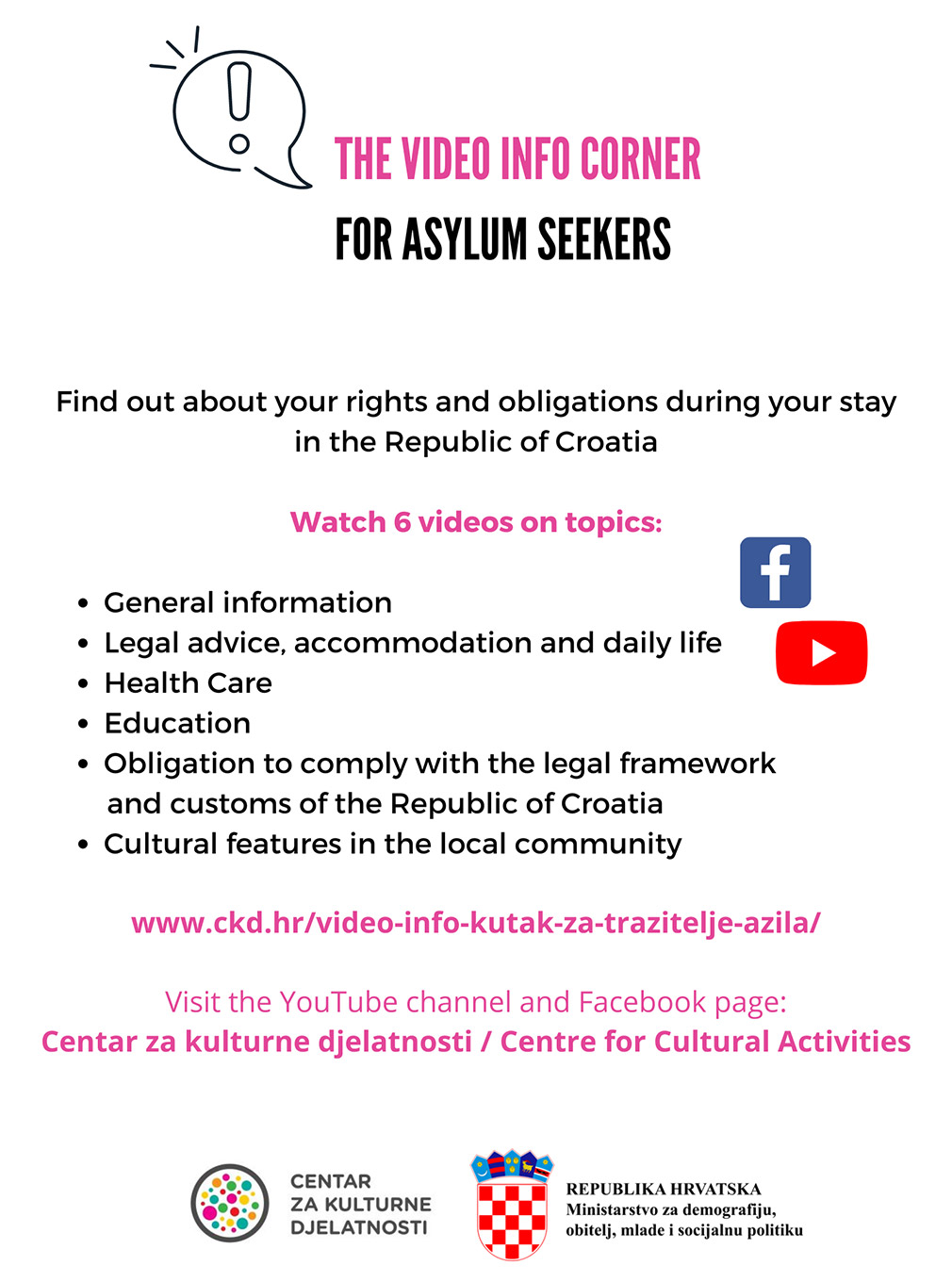 The Video Info Corner for Asylum Seekers
